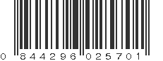 UPC 844296025701