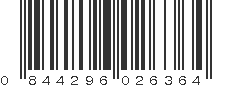 UPC 844296026364