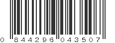 UPC 844296043507