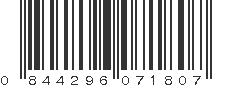 UPC 844296071807