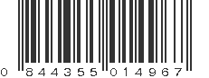 UPC 844355014967