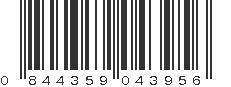 UPC 844359043956