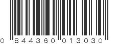 UPC 844360013030