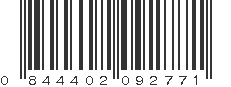 UPC 844402092771