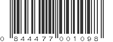 UPC 844477001098