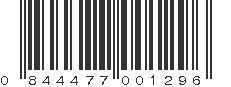 UPC 844477001296