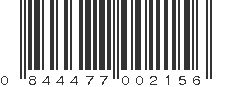 UPC 844477002156