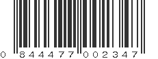 UPC 844477002347