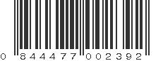 UPC 844477002392