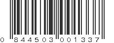 UPC 844503001337