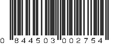 UPC 844503002754