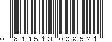 UPC 844513009521