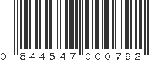 UPC 844547000792