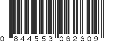 UPC 844553062609