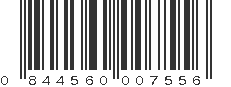 UPC 844560007556