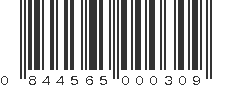 UPC 844565000309