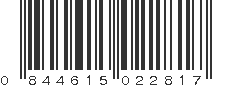 UPC 844615022817