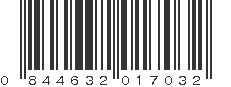 UPC 844632017032