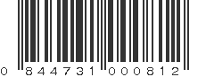 UPC 844731000812