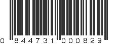 UPC 844731000829