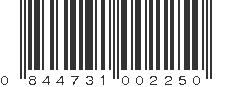 UPC 844731002250