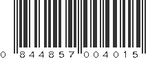 UPC 844857004015