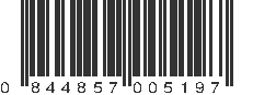 UPC 844857005197