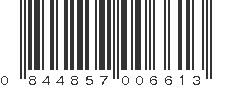 UPC 844857006613