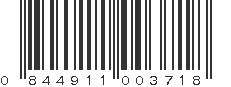 UPC 844911003718