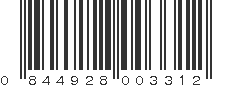 UPC 844928003312