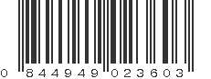 UPC 844949023603