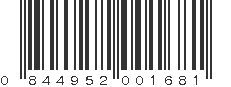 UPC 844952001681