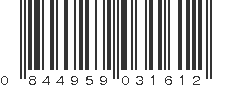 UPC 844959031612