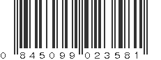 UPC 845099023581