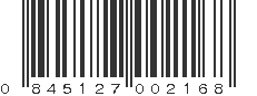 UPC 845127002168