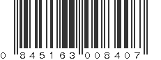 UPC 845163008407