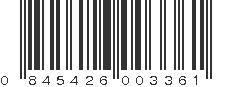 UPC 845426003361