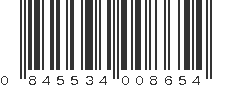 UPC 845534008654
