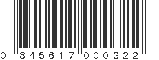 UPC 845617000322