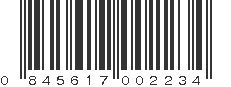 UPC 845617002234