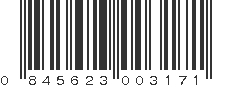 UPC 845623003171