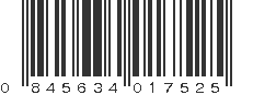 UPC 845634017525