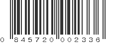 UPC 845720002336