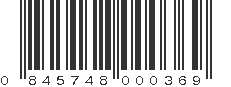 UPC 845748000369