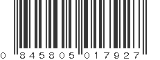 UPC 845805017927