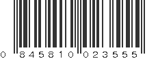 UPC 845810023555