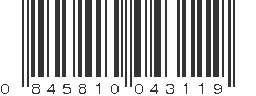 UPC 845810043119