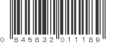 UPC 845832011189