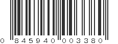 UPC 845940003380