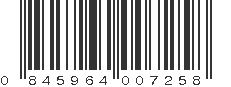 UPC 845964007258